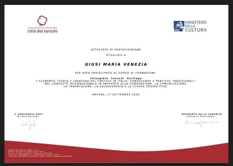 Diploma Giusi Maria Venezia