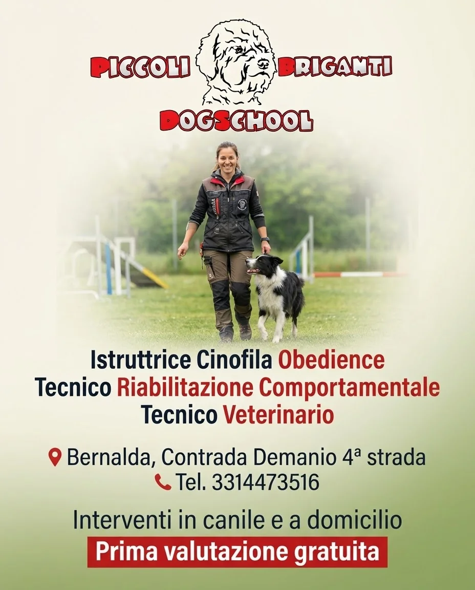 Istruttrice cinofila Giusi Maria Venezia al campo di addestramento